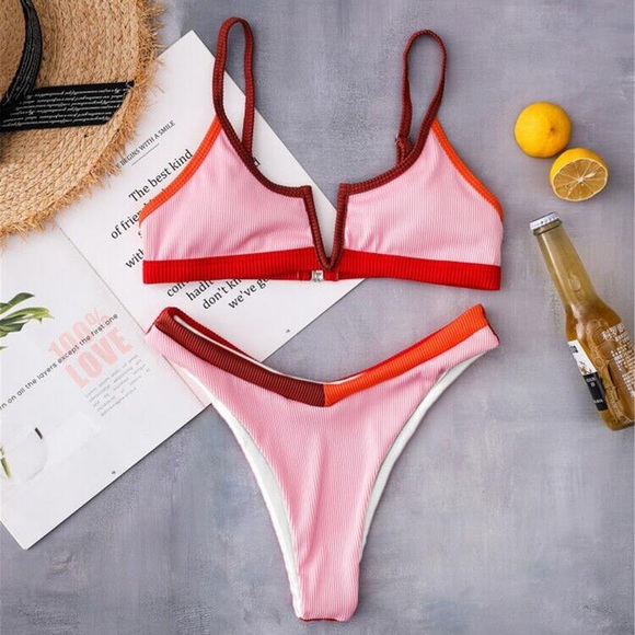 Rib contrast bikini - Picture 3 of 4